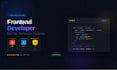 be your front end web developer in html css and javascript