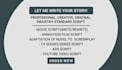 do screenwriting for a movie script or screenplay