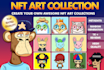 create unique nft art collection with 100, 1k, 10k nfts