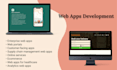 develop web apps in react, nodejs, angular