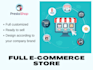 create a full profesional ecommerce website