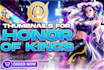 design an eye catching youtube thumbnail for honor of king