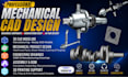 create 3d cad models for mechanical parts and assemblies