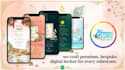 design luxury indian wedding invitation and digital e invite