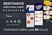 design responsive and professional email template