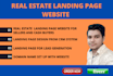 build your real estate landing page website