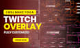 design you an amazing twitch overlay for your streams