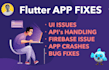fix bugs and errors in your flutter app