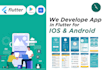 develop ios and android app using flutter