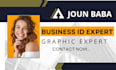 design modern business id card for company