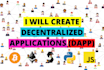 create decentralized apps blockchain apps