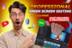 fix or remove bad green screen and chroma key in any video