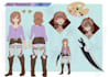 create a reference sheet of your character