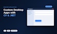 develop a custom desktop application using c sharp and dot net