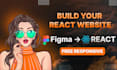convert figma to responsive react website