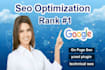 do on page SEO optimization for wordpress website using yoast or rank math
