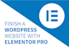 finish a wordpress website with elementor pro