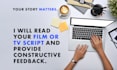 read your screenplay and provide constructive feedback