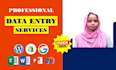 do all data entry, copy paste, web research and presentation
