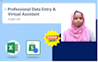 be your virtual assistant for data entry, web research tasks