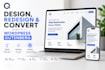 design, redesign and convert to wordpress gutenberg