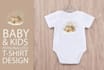 create unique baby and kids t shirt design