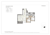 do floor plan in 2d plan with color for real estate agent