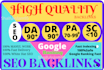 create high authority dofollow, nofollow, SEO profile backlink da, dr 90 plus