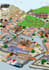map,cityscape and people illustration