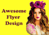 design a modern amazing flyer