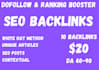 do SEO backlinks on high quality and high da 60 guest post link building