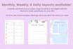 design your personal printable planner