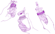 instruction manual design and illustrate clean and simple