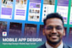 do creative mobile app UI UX design