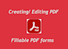 create editable pdf and pdf forms