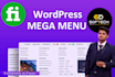 create wordpress mega menu, ubermenu setup, and responsive menu