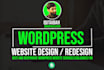 build a modern wordpress website with a unique web design