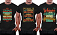 create custom typography t shirt design for print on demand