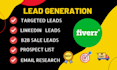 do b2b lead generation and email finding