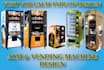 design creative vending machine wrap and atm machine designs in 1 day