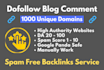 create dofollow blog comment 1000 backlinks