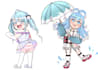 draw you cute chibi anime illustration