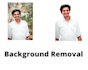 photo background removal to image