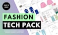 design tech packs and flat sketches in 2 hours