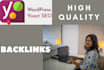 build high da and dofollow, manual backlinks