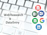 do excel,web research,data mining