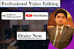 edit your raw footage into a professional video