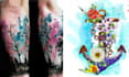 draw your color tattoo design with a real tattoo artist