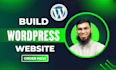 build, design, redesign, develop, update, clone, or customize wordpress website