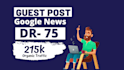 do general guest post high DR 75 with dofollow backlinks